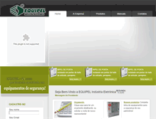 Tablet Screenshot of equipel.com.br